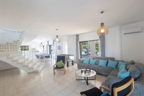 Villa, 4 Bedrooms, Private Pool, Ocean View | Living room | Flat-screen TV - Villa Rosie, Modern 4bdr Ayia Napa Villa With Pool (Ayia Napa)