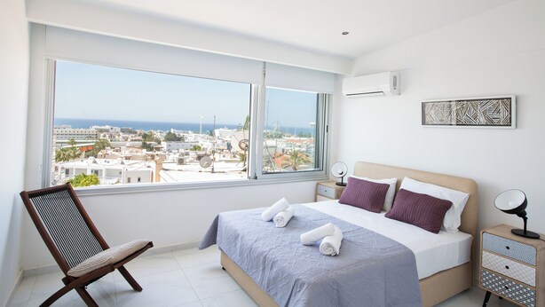 Appartement, 2 chambres, balcon, vue océan
