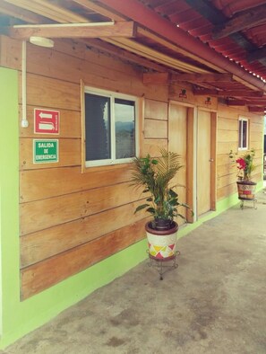 Room, 1 Bedroom, Smoking, Balcony | Balcony - Room-nice Quadruple Cabin Equipped And V (Zacatlán)