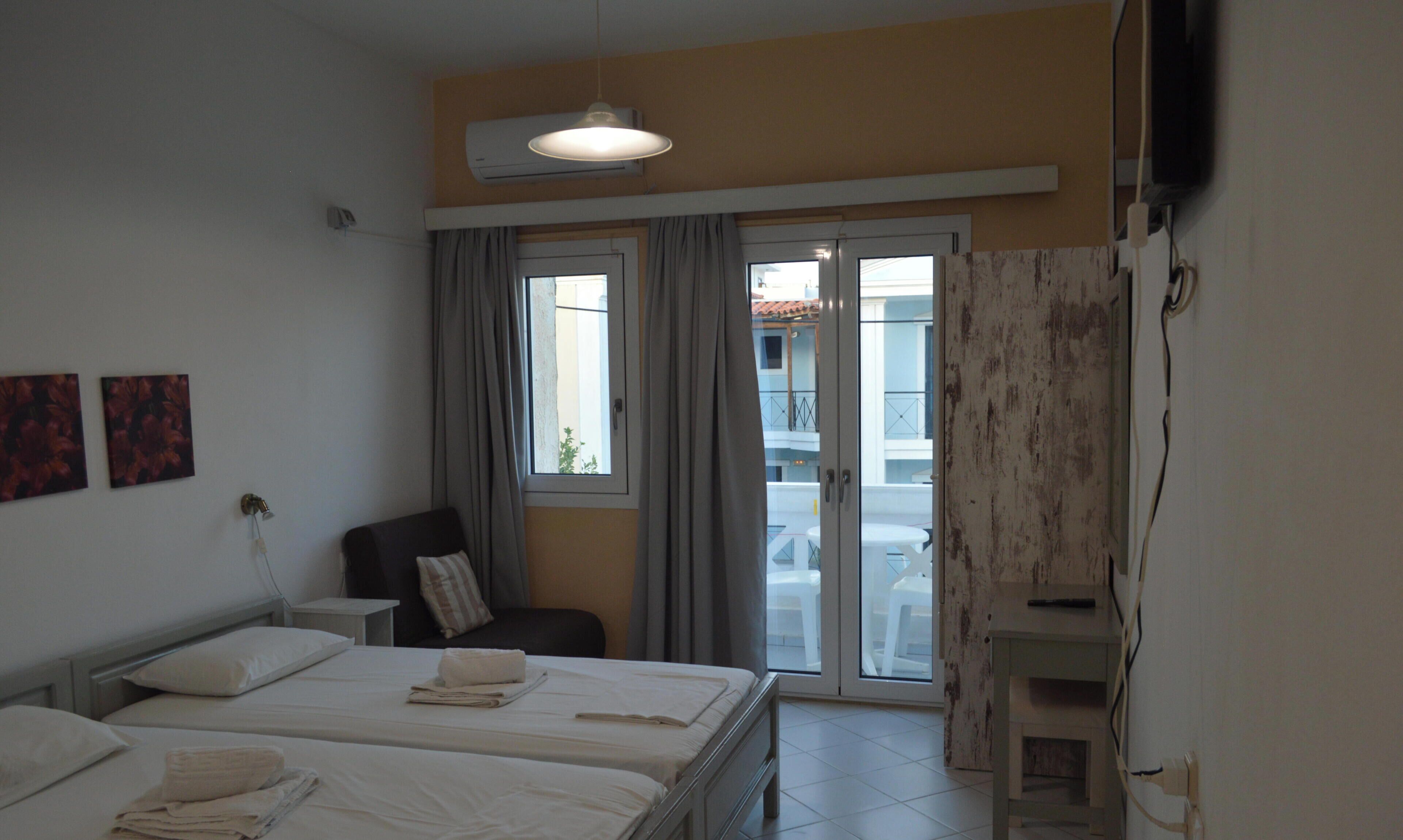 1 quarto, roupa de cama