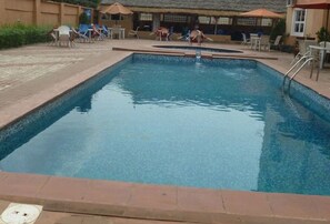 Room, 1 Bedroom, Accessible, Smoking | Pool | Indoor pool
