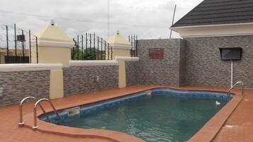 Room, 1 Bedroom, Accessible, Smoking | Pool | Indoor pool