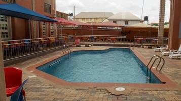 Room, 1 Bedroom, Accessible, Smoking | Pool | Indoor pool