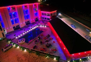 Room, 1 Bedroom, Accessible, Smoking | Pool | Indoor pool - Room-hampton Towers & Spa - Guest Room (Asaba)