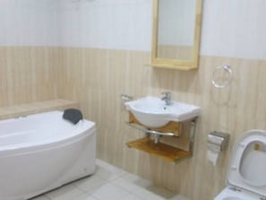 Quarto, 1 quarto, acessível, para fumantes | Banheiro