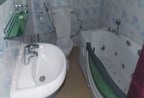 Room, 1 Bedroom, Accessible, Smoking | Bathroom