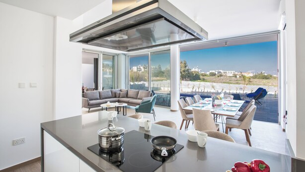 Villa, 5 Bedrooms, Smoking, Private Pool | Dining - Villa Prol17, Exquisite 5bdr Villa With Pool, Close to Fig Tree Bay Beach (Paralimni)