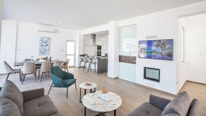 Villa, 5 Bedrooms, Smoking, Private Pool | Living area - Villa Prol17, Exquisite 5bdr Villa With Pool, Close to Fig Tree Bay Beach (Paralimni)