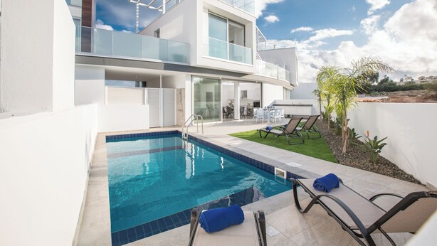 Outdoor pool - Villa Prol24,brand New 2bdr Protaras Villa With Pool,close to Fig Tree Bay Beach (Paralimni)