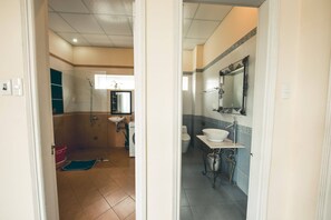 Free toiletries, slippers, towels