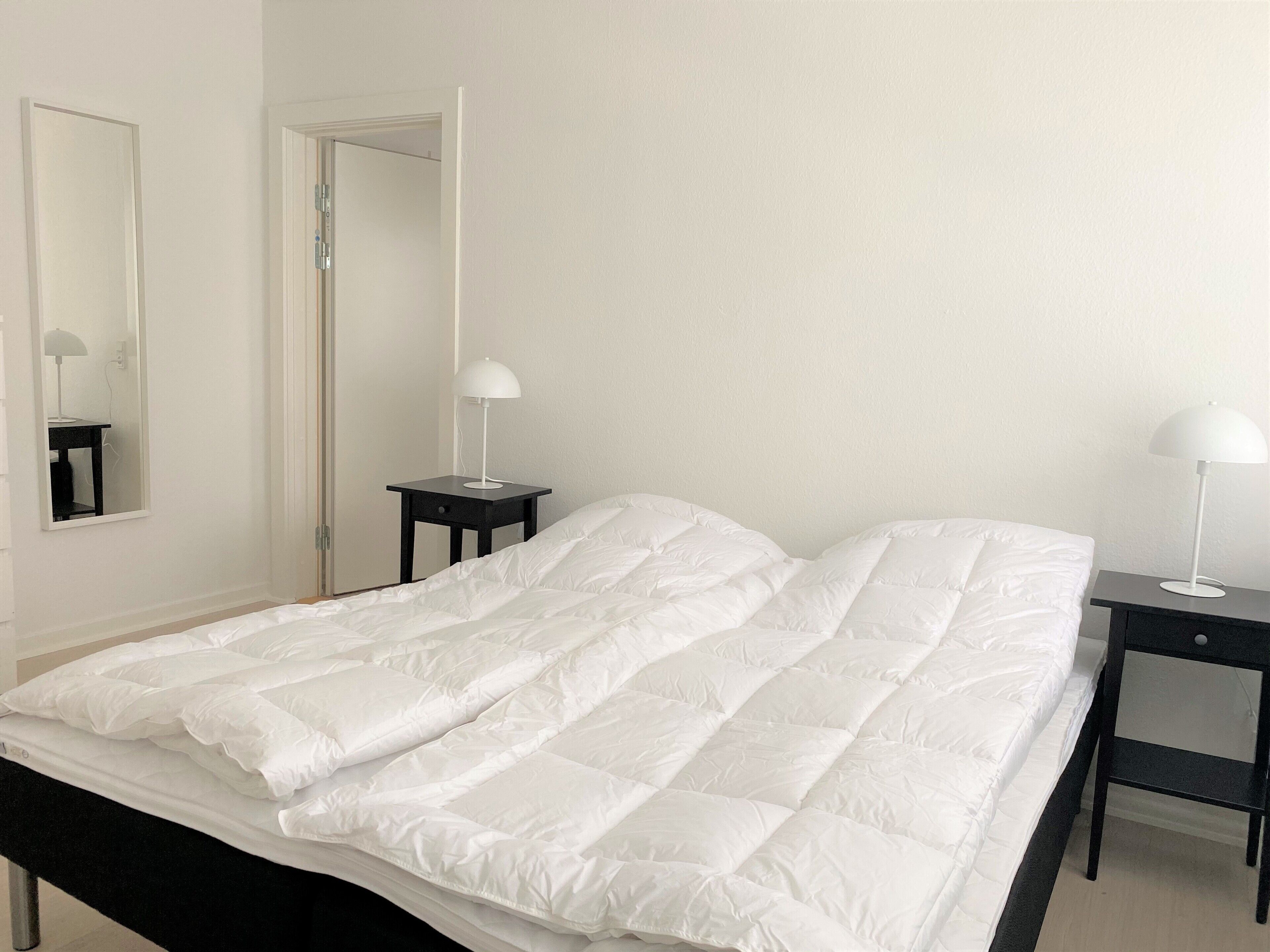 2 bedrooms, iron/ironing board