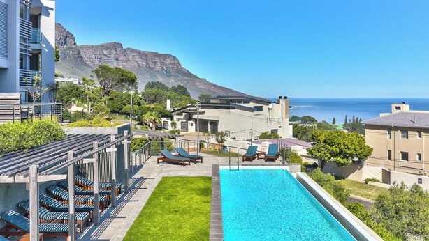 Apartment, 1 Bedroom, Balcony, Ocean View | Pool | Outdoor pool - Camps Bay Luxury Studio Apartment - The Crystal (Cape Town)