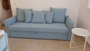 Living area - La Pajara Relax House 50 Meters From the Crystalline sea of Salento (Nardò)
