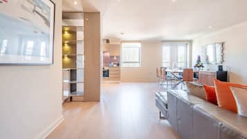 Apartamento luxo | 3 quartos, individualmente decorados, individualmente mobiliados