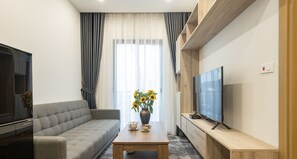 50-inch Smart TV with cable channels, TV
