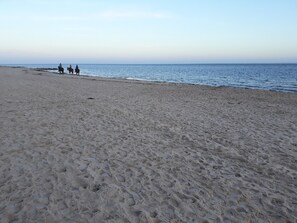 Beach nearby, sun-loungers