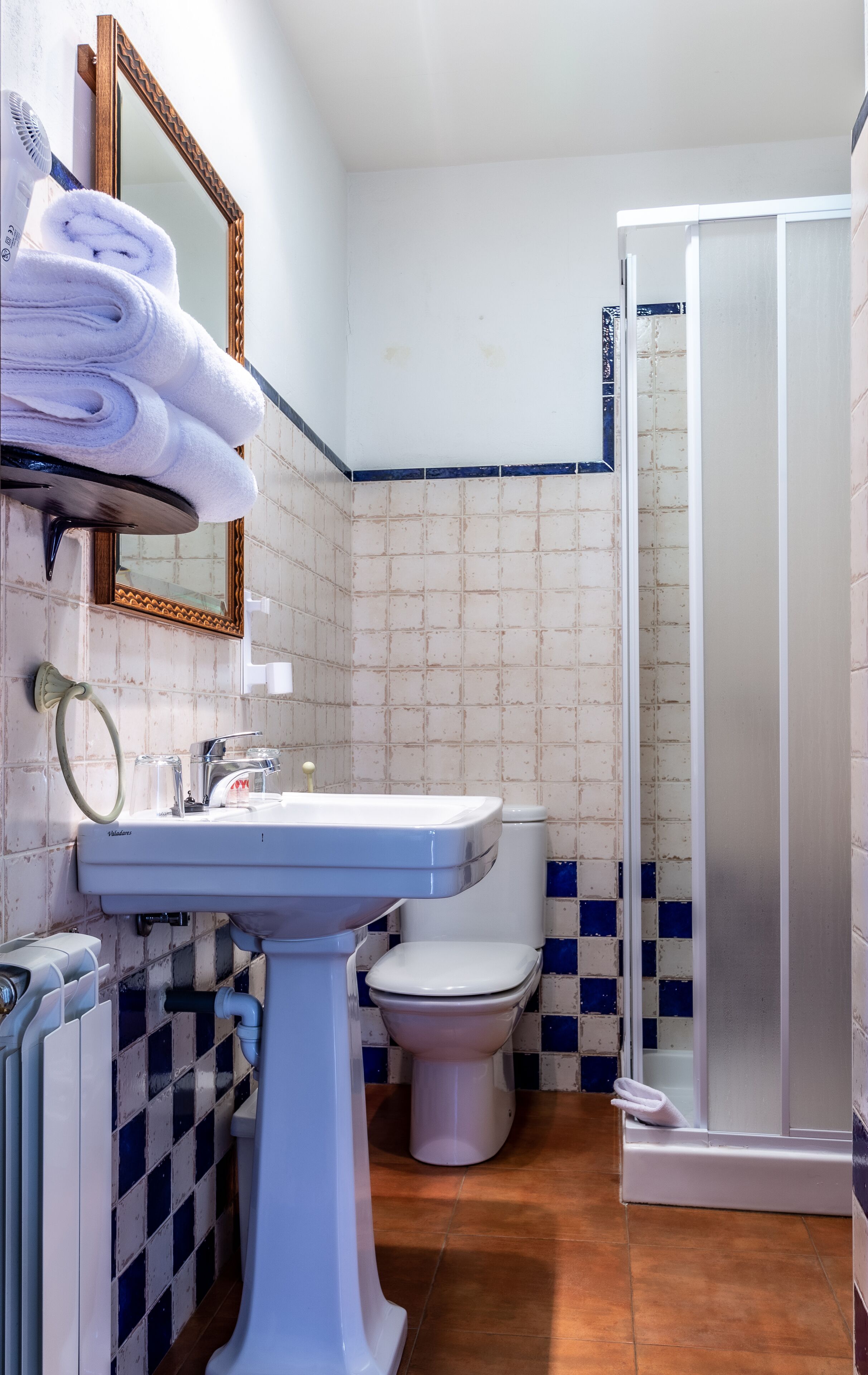 double or twin room | bathroom | designer toiletries, hair dryer, heated floors, towels