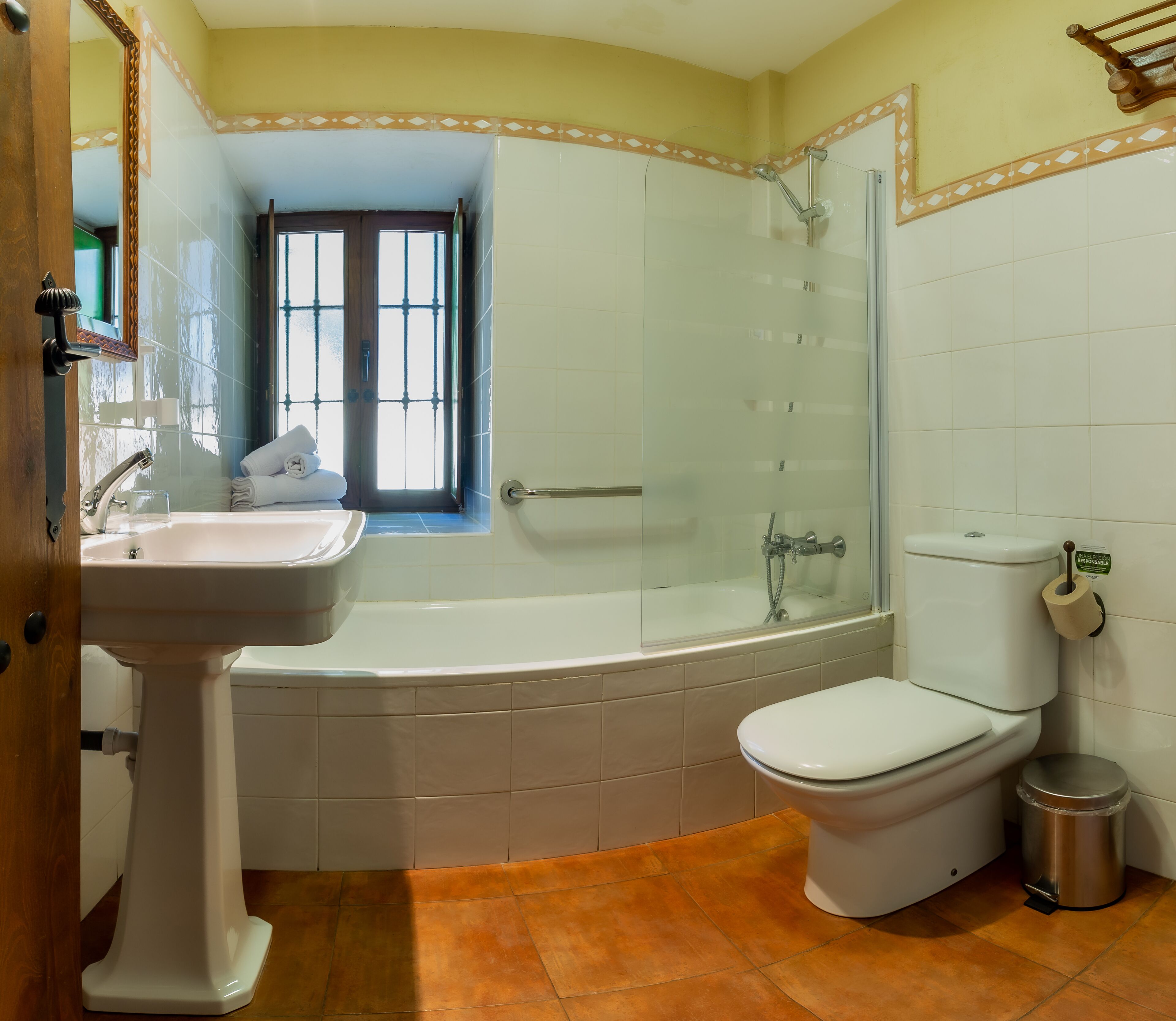 superior double or twin room | bathroom | designer toiletries, hair dryer, heated floors, towels
