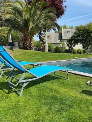 Et oppvarmet basseng