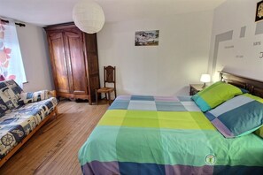 3 habitaciones, tabla de planchar con plancha y wifi gratis 