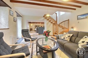 TV, fireplace, DVD player - Leur Min - PENVENAN - Gîte (PENVENAN)