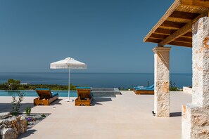 Outdoor pool - Terra Lucis Mountain Residences/ Mare Villa (Zakynthos)