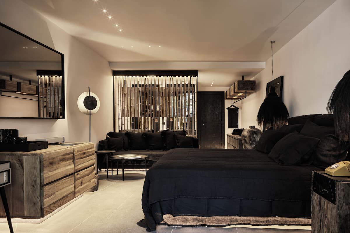 Suite junior, alberca privada, vista al jardín (Fos (MI - JSTO)) | 1 habitación, sábanas italianas Frette y ropa de cama de alta calidad