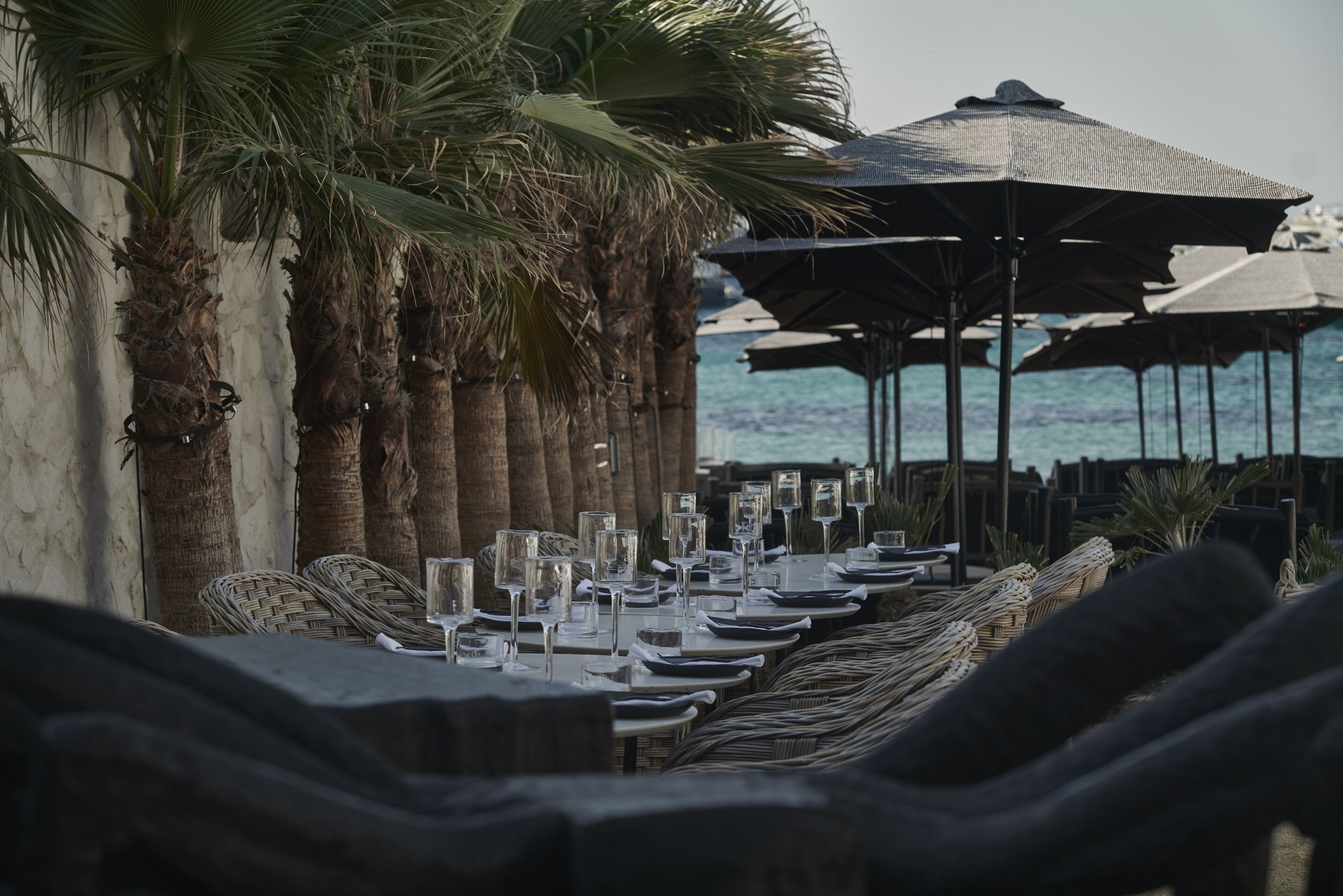 Utsikt mot bassenget 