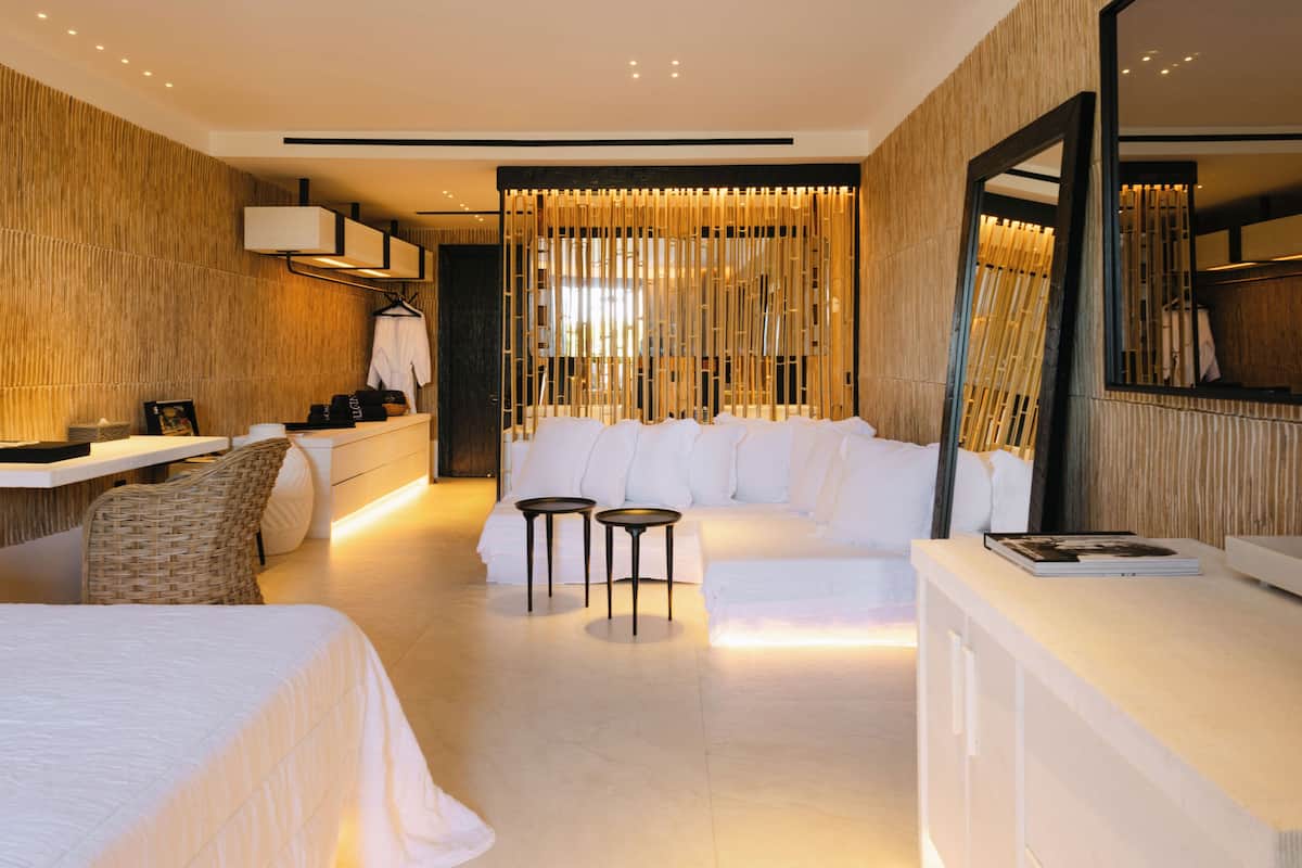 Habitación doble, vista al jardín (Eos (MI - GARD)) | 1 habitación, sábanas italianas Frette y ropa de cama de alta calidad