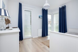 Apartment, 2 Bedrooms, Terrace, Beachside | 2 bedrooms, desk, laptop workspace, bed sheets - Four Seasons Apartment by Renters (Rewal)