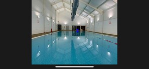 Indoor pool, a heated pool - Sandy Feet 1st floor apartment with open plan living on The Bay, Filey (Primrose Valley)