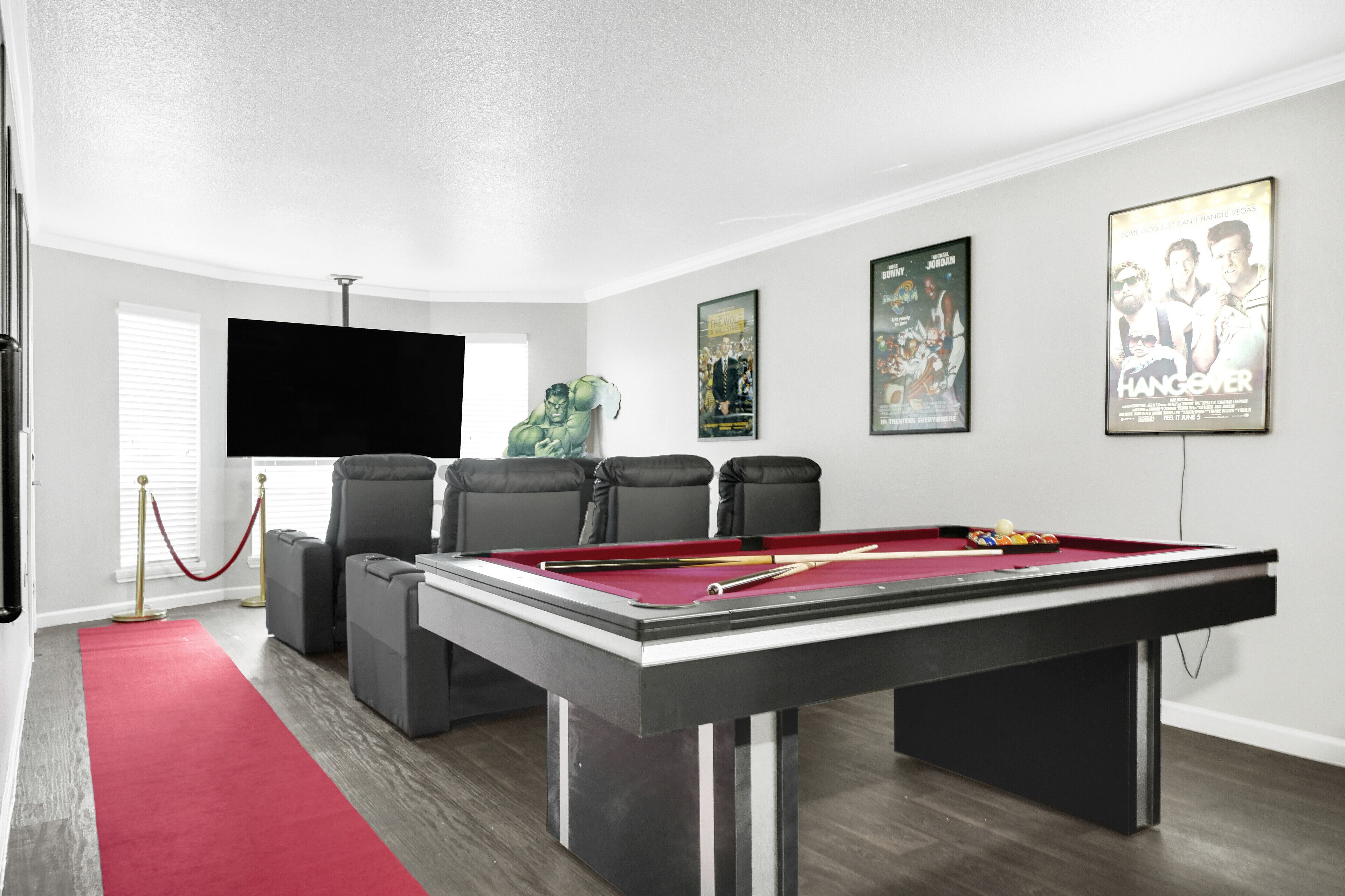 Luxury Movie Theater Arcade Home Houston Medical Center