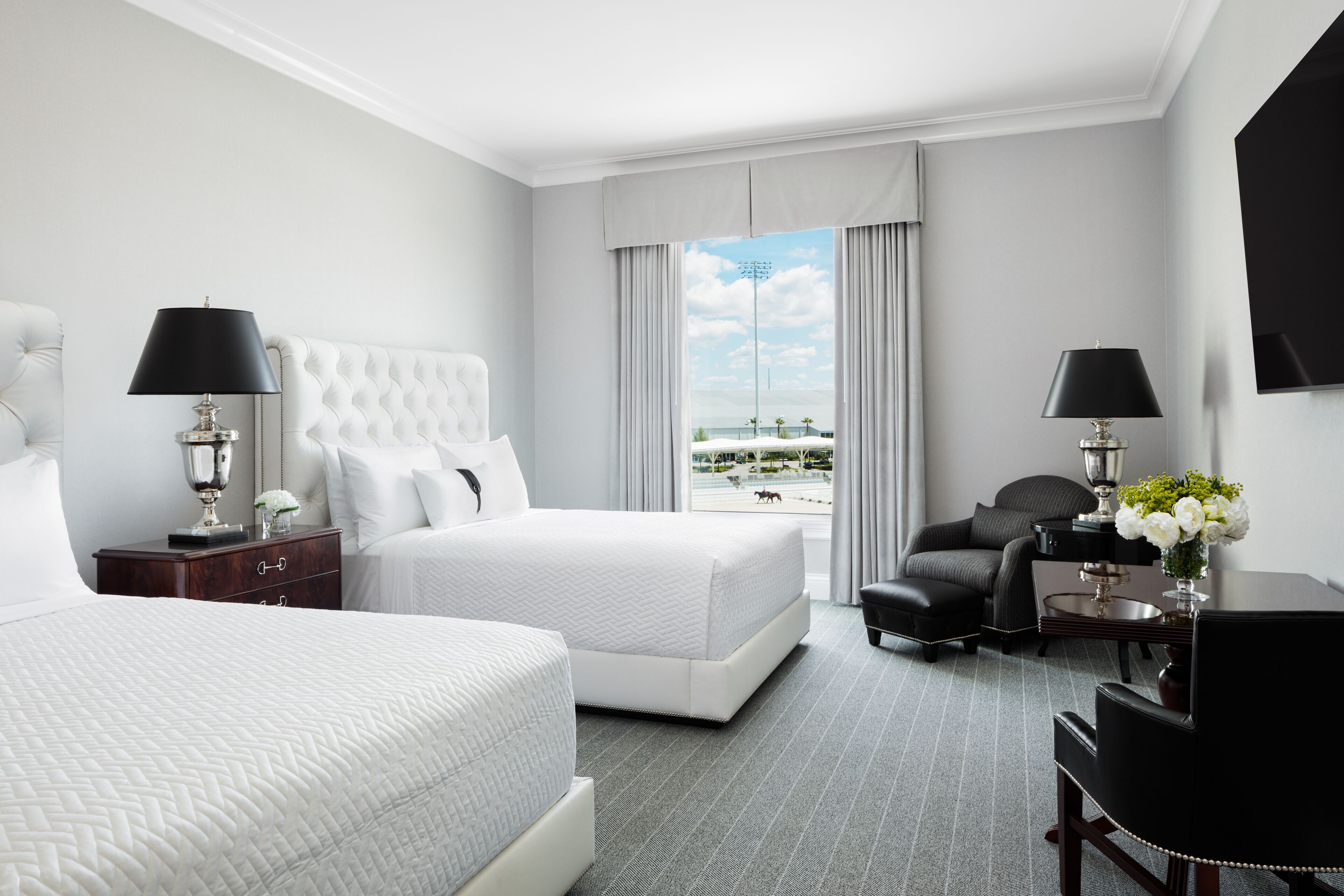 standard room, 2 queen beds | premium bedding, in-room safe, blackout curtains, soundproofing