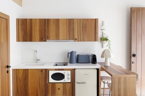 Supreme Suite, Private Pool, Sea View | Private kitchenette | Mini-fridge, espresso maker, coffee/tea maker, electric kettle