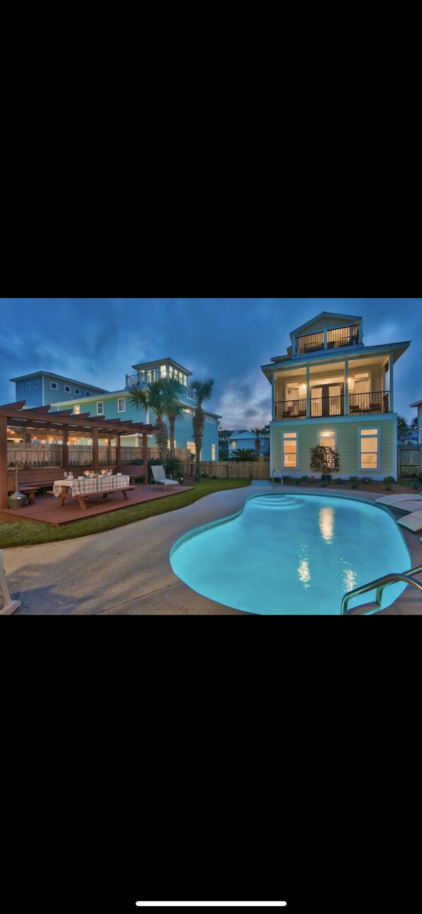 Außenpool, beheizter Pool