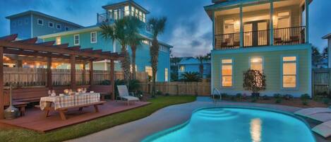 Außenpool, beheizter Pool