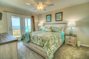 4 bedrooms, iron/ironing board, WiFi - Oceanfront getaway, Sea Grace: 4 Bedroom home in North Topsail Beach for 10 guests. (North Topsail Beach)