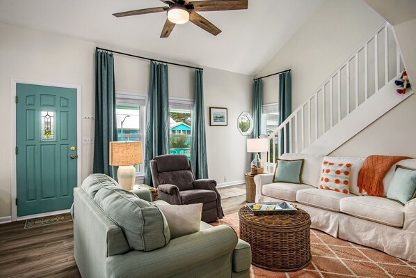 TV connectée, lecteur de DVD, livres