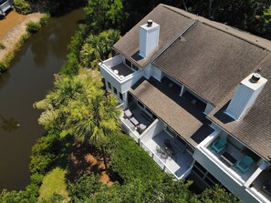 Exterior - Wild Dunes near beach villa w/ waterway view, screened porch, updated baths! (Isle of Palms)