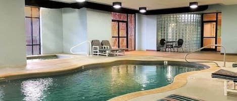 Indoor pool, outdoor pool