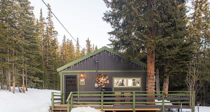 The Fox Den is the perfect cabin for a couples get away near Breckenridge CO.