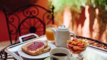 Frokostbuffé er inkludert hver dag