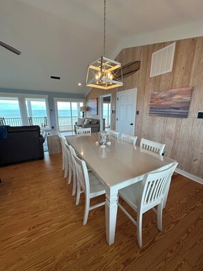 Interior - Ocean Front Home, 2 covered decks, hot tub, elevator, game-room....... (North Topsail Beach)
