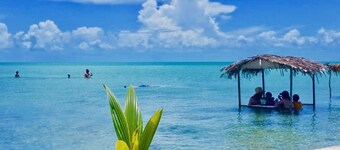 Secret Beach Yellow Cabana, Sea Views, just steps to water access!