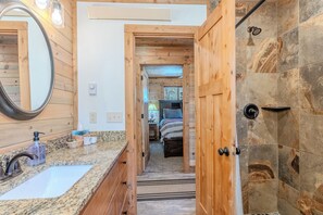 Combined shower/bathtub, hair dryer, towels, toilet paper - Looking for a quiet, western cabin -Colt Cabin is just 40 minutes from YNP (Island Park)