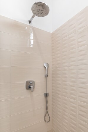 Hair dryer, towels