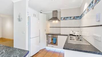 Microwave, dining tables