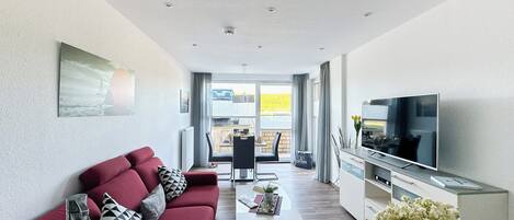 Télévision, lecteur de DVD, chaîne hi-fi