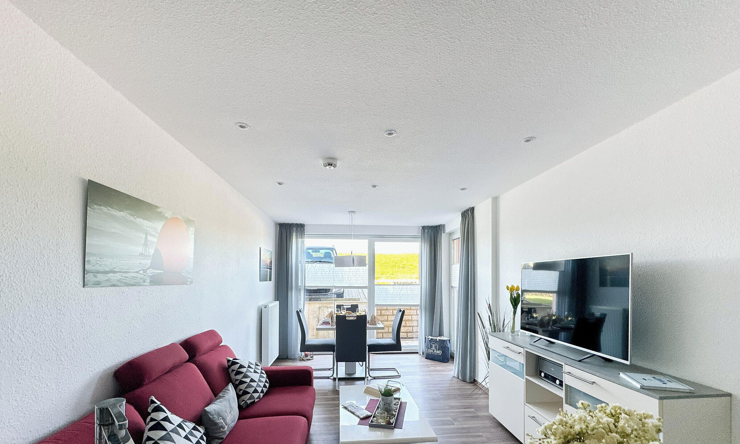 TV, DVD player, stereo