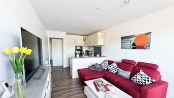 Fernseher, DVD-Player, Stereoanlage